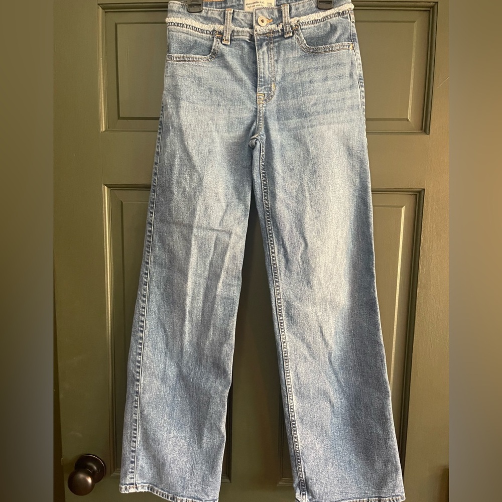 Abercrombie Kids Light Blue Straight Leg Jeans